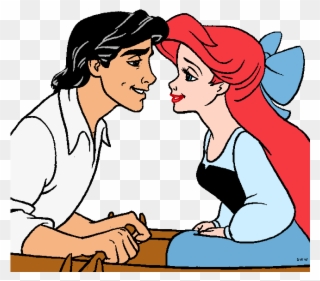 Eric And Ariel Clipart - Png Download