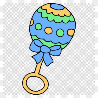 Download Rattle Black And White Clipart Baby Rattle - Baby Rattle Cartoon Png Transparent Png