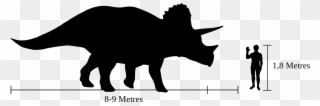 Show Pig Silhouette 9, Buy Clip Art - Triceratops Human - Png Download