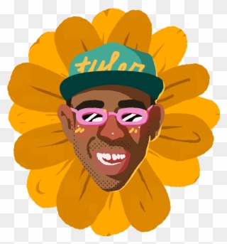 Graphic Free Download Afro Transparent Animated Gif - Tyler The Creator Sunflower Gif Clipart