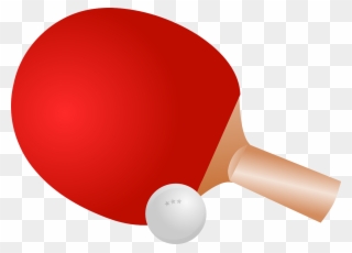 Pong And Paddle Ns - Table Tennis Racket Clipart - Png Download