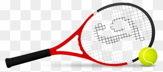 Clipart Tennis Racquet - Tennis Racket - Png Download