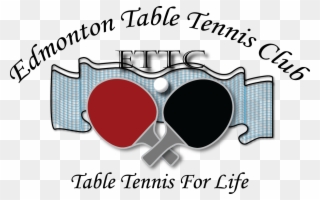 Logo Clipart Table Tennis - Edmonton Table Tennis Club - Png Download