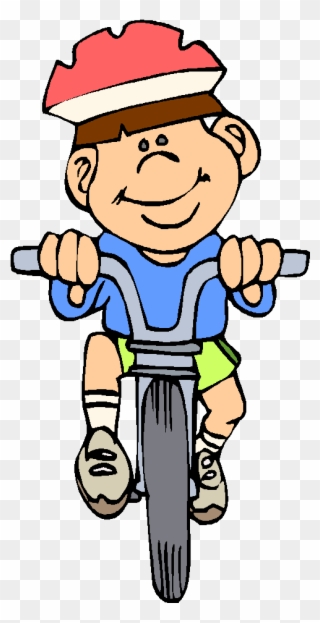 Riding A Bike - He Can Ride A Bike Clipart - Png Download