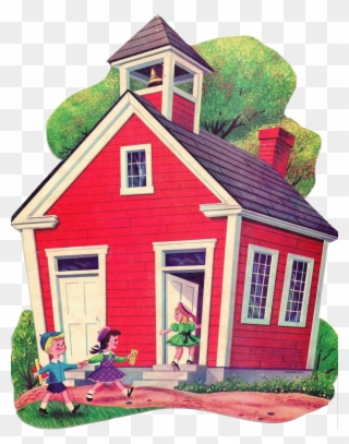 Free School House Clipart - Come Back Home From School - Png Download