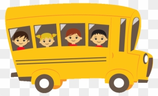 Animated School Bus Free Download Best Animated School - School Bus Leaving Gif Clipart