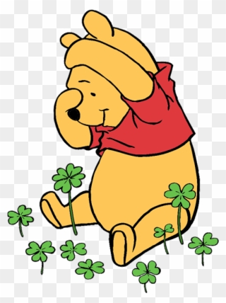 St Patricks Day Winnine Pooh Clipart > > 43,65kb - Happy St Patrick's Day Disney - Png Download