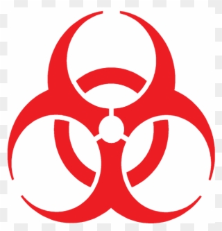 Hazardous Waste Symbol Clip Art - Biohazard Symbol Clip Art - Png Download