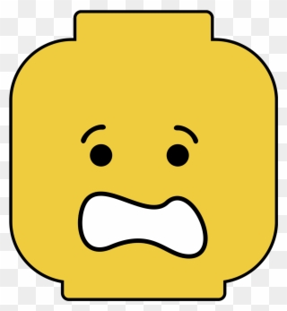Worried Lego Head Free Printable - Printable Lego Face Mask Template Clipart