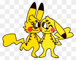 My Two Pikachu Characters, Watt And Circuit(right) - Portable Network Graphics Clipart