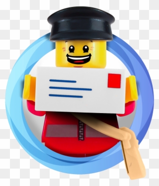 Mailman Circle - Lego Mailman Png Clipart
