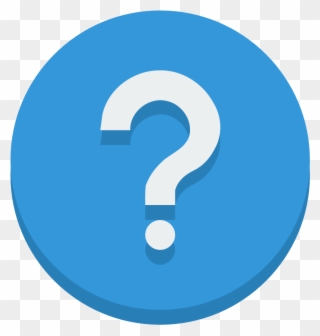 Question Icon - Page - Shopping Bag Circle Icon Clipart