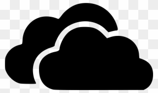 Cloud Icon - Microsoft One Drive Icon Clipart