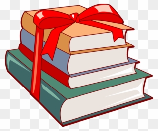 Clipart Present School - Books As Gifts Clipart - Png Download