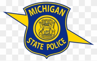 Michigan State Police - Michigan State Police Logo Black And White Clipart