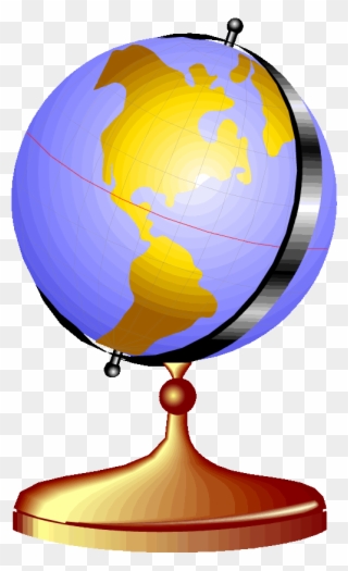 Globe Clipart Continent World Ocean - Continent - Png Download