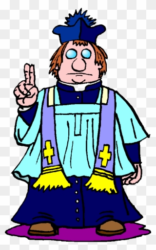 Ifunny Story With Real Laughter - Funny Cartoon Priest Clipart