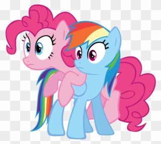 Pinkie Pie And Dash - Pinkie Pie I Rainbow Dash Clipart
