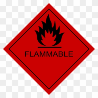Flammable Sign Clipart - Fire Triangle - Png Download