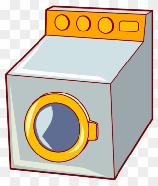 Clothes Dryer Pressingin Him - Clothes Dryer Clipart