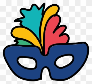 Venetian Mask Icon - 面具 卡通 Clipart