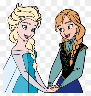 Frozen Clip Art 2 Disney Clip Art Galore - Frozen Elsa And Anna Clipart - Png Download
