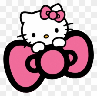 U30cf U30ed U30fc U30ad U30c6 U30a3 U30b9 U30bf U30b8 - Hello Kitty Pink Bow Clipart