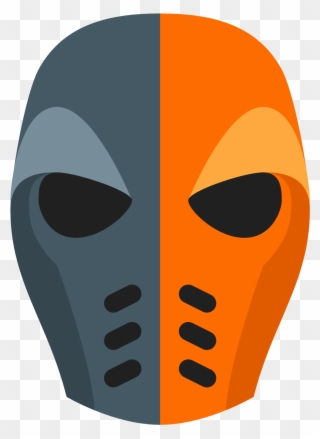 Deathstroke Clipart Mask - Deathstroke Face Png Transparent Png