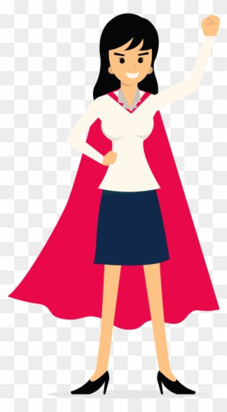 Super-woman - Lilly Singh Clipart