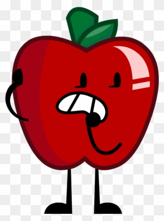 Apple, Labeled The Forgettable, Is A Female Contestant - Battle For Dream Island Apple Clipart