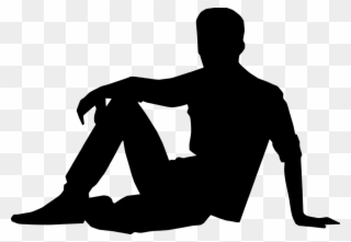 Man Silhouette Vector 15, Buy Clip Art - Sitting Person Silhouette Png Transparent Png