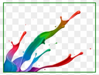 Clip Free Stock Paint Clipart Transparent - Colour Paint Splash Png