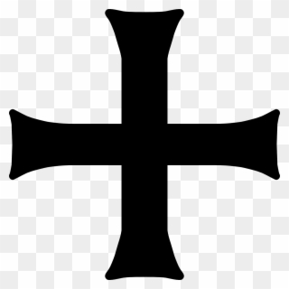 Crusade Cross Crusader Heraldry Png Image - Crusader Cross Png Clipart