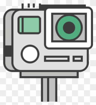 Gopro Camera Clipart Pro - Travel Camera Icons Png Transparent Png
