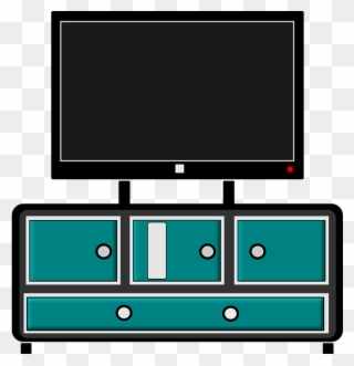 Cliparts Tv Cupboards 4, Buy Clip Art - Television - Png Download