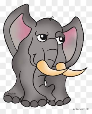 Elephant - Phillip Martin Clipart Animals - Png Download
