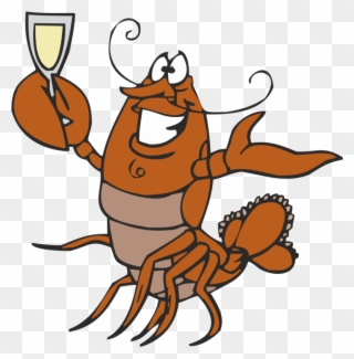 Food American Red - Happy Lobsters Clipart