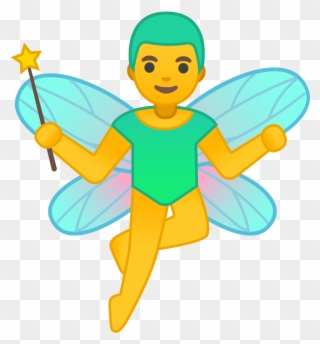 Fairy Icon - Emoji Fee Clipart