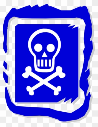 Vector Illustration Of Skull And Crossbones Identify - Health And Safety At Work Clipart