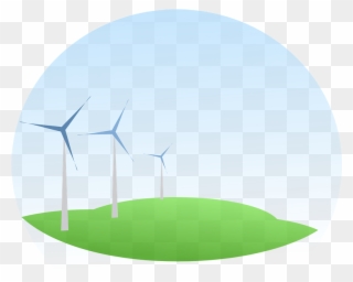 Solar Energy Clipart 29, Buy Clip Art - Wind Clipart Energy Green - Png Download
