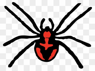 Black Widow Spider Art 11, Buy Clip Art - Spider Clipart - Png Download