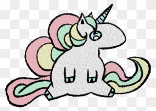I Made A New Sticker Pack And A Design With The Unicorn - Cartoon Clipart