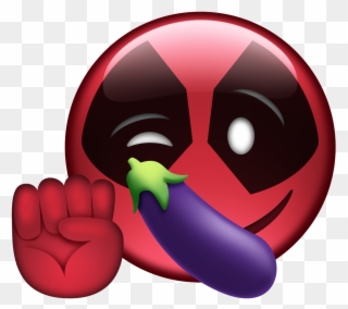 11 Feb - Deadpool Emoji Png Clipart