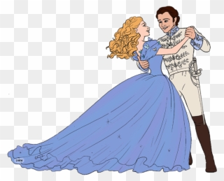 Dress Clipart Cinderella 2015 - Live Action Cinderella Art - Png Download