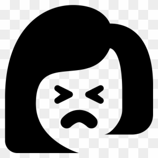 Verzweifelte Frau Icon - Woman Clipart