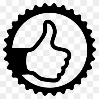 Thumbs - Customer Experience Icon Black Clipart