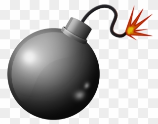 Würden Sie Ohne Schutz, Durch Ein Minenfeld Laufen - Real Bomb Transparent Background Clipart