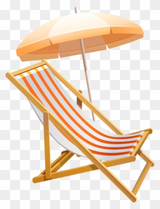 Accessoires Tubés Pour Creation - Beach Chair Clipart Transparent - Png Download