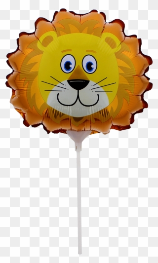 30" Lovable Lion Balloon - Mylar Balloons Foil Clipart