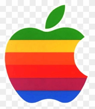 Boy Praying Clipart - Rainbow Apple Logo Gif - Png Download